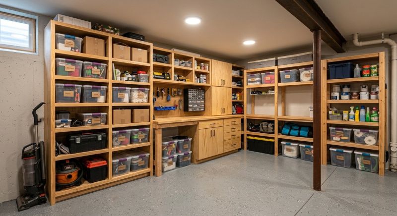 Basement Storage Installation in Charlotte, NC