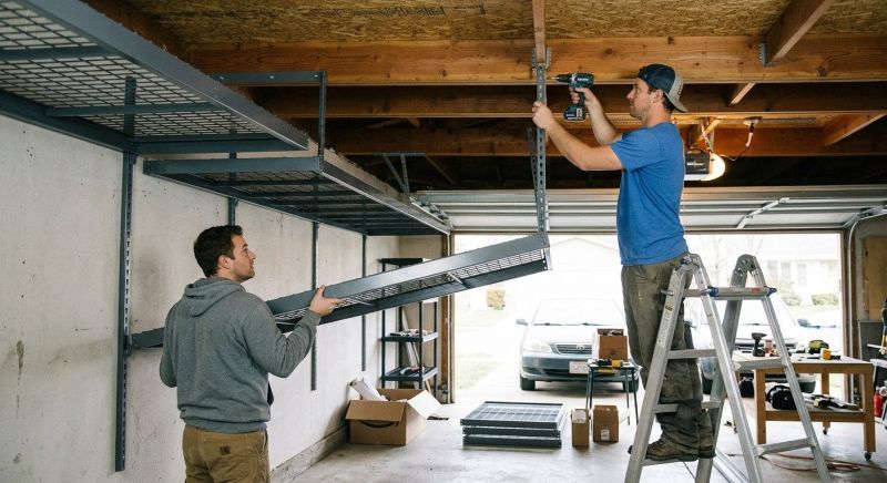 Ceiling Rack Installation in Raleigh, NC