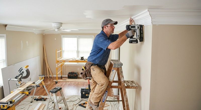 Crown Molding Installation in Kansas City, KS