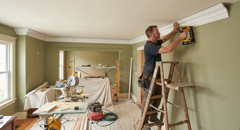 Crown Molding Installation in Wilmington, NC