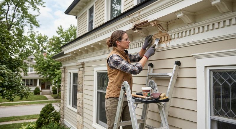 Exterior Window Molding Repair in Wilmington, NC