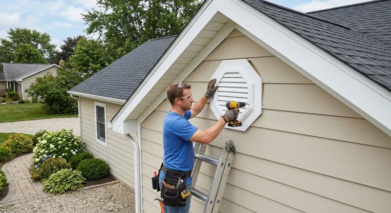 Gable Vent Installation in Overland Park, KS