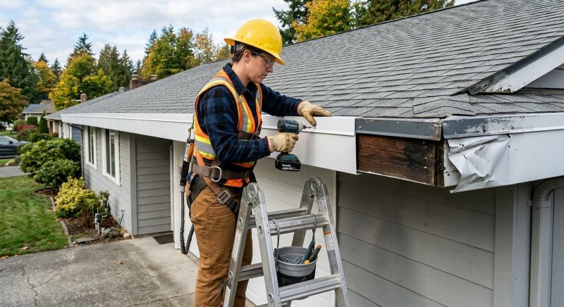 Metal Fascia Repair in Conroe, TX