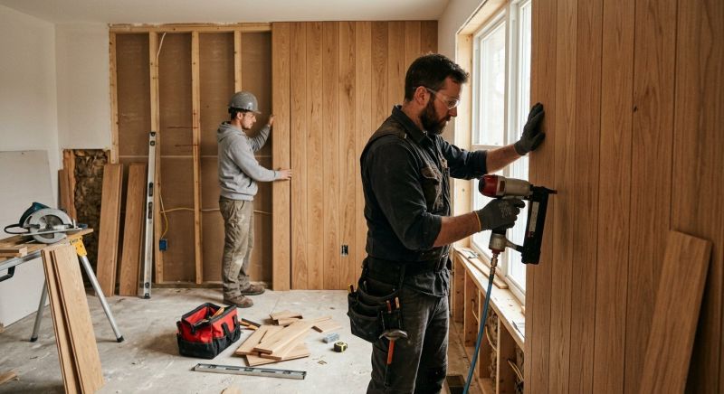 Wall Paneling Installation in Wilmington, NC