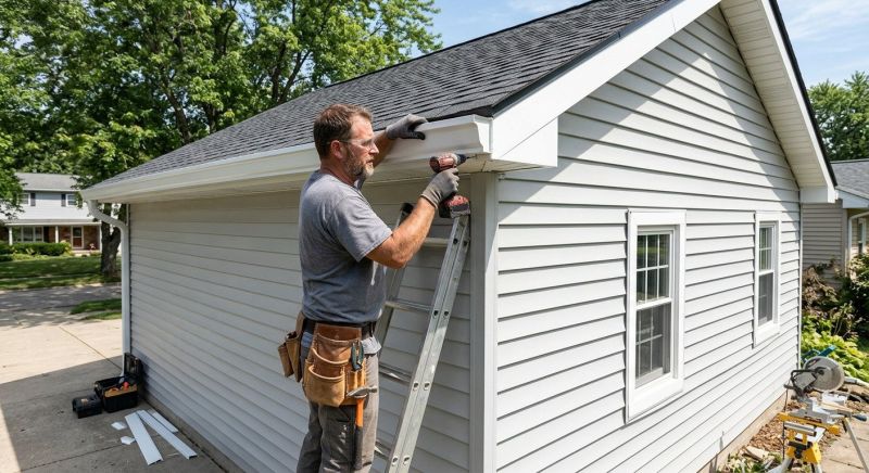 Aluminum Fascia Replacement in Conroe, TX