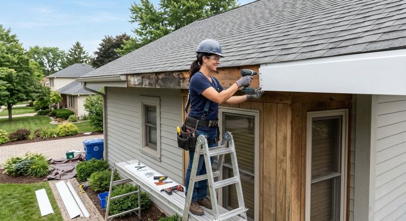 Aluminum Trim Installation in Olathe, KS