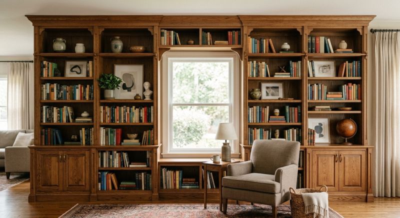 Bookcase Construction in Raleigh, NC