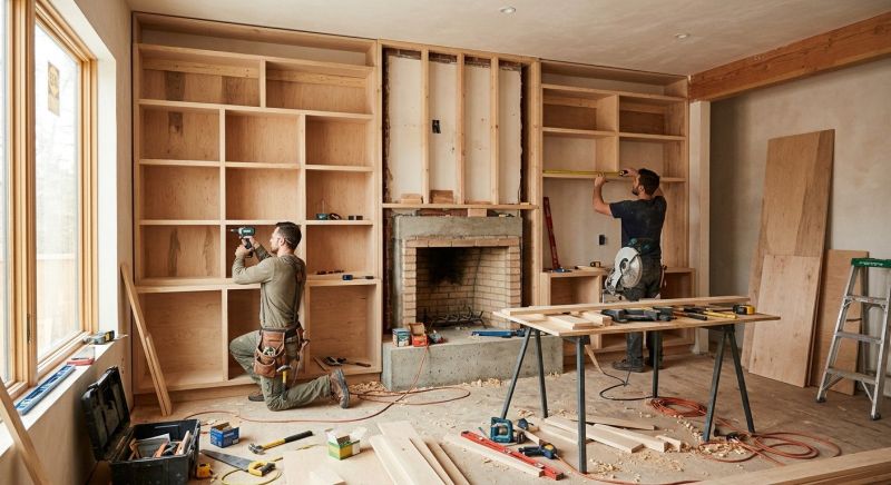 Built In Furniture Construction in Raleigh, NC
