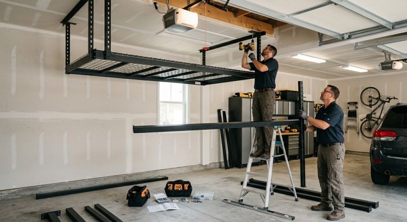 Ceiling Rack Installation in Silver Spring, MD