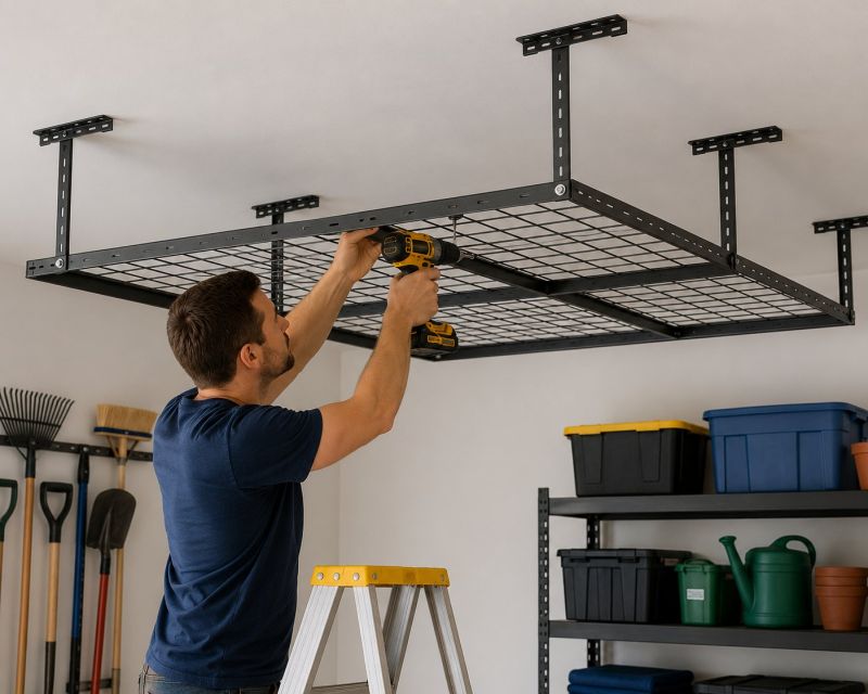 Ceiling Rack Installation in Montgomery County, MD