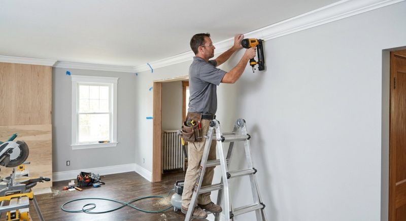 Crown Molding Installation in Wilmington, NC