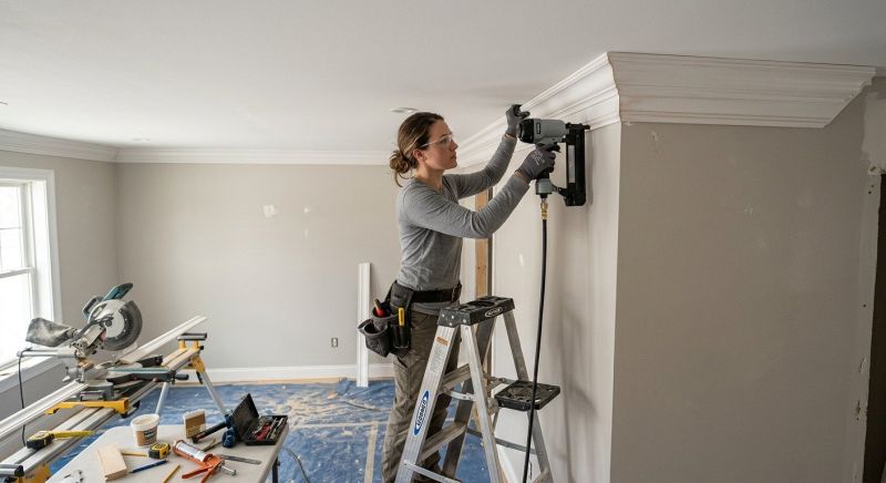 Crown Molding Renovation in Kansas City, KS