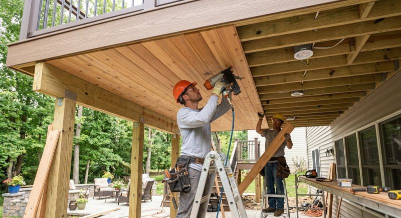 Deck Ceiling Installation in Alpharetta, GA