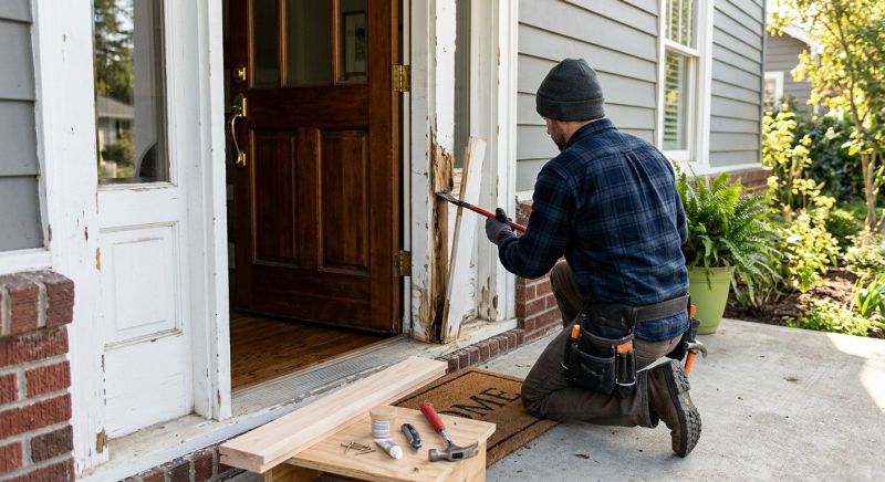 Exterior Door Trim Repair in Alpharetta, GA