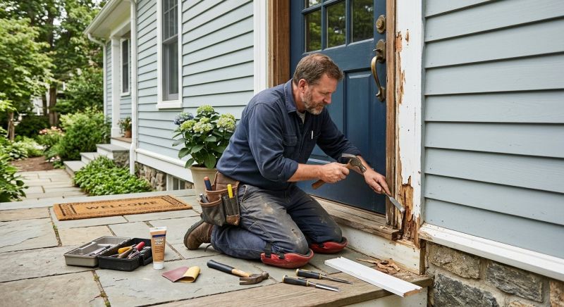 Exterior Door Trim Repair in Kansas City, KS