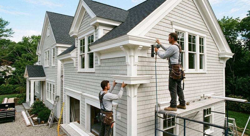 Exterior Millwork Installation in Conroe, TX