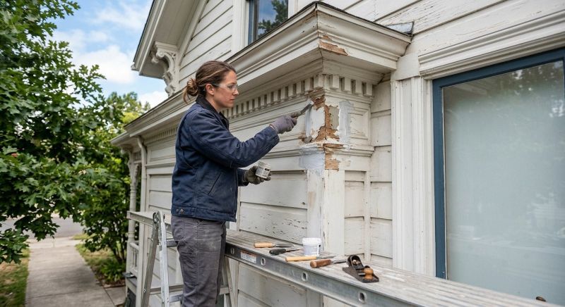 Exterior Window Molding Repair in Overland Park, KS