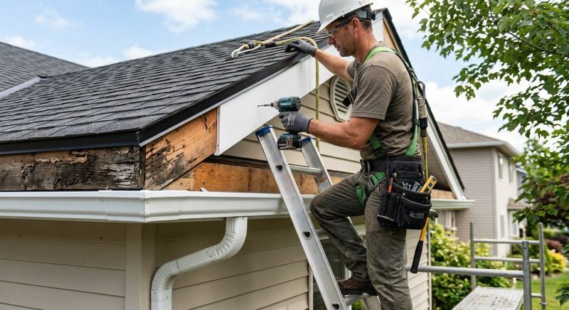Garage Fascia Replacement in Alpharetta, GA