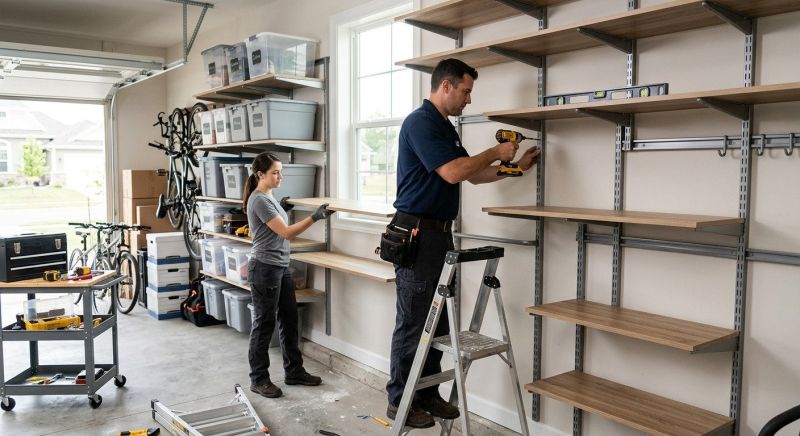Garage Shelves Installation in Montgomery County, MD