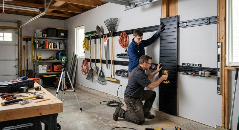 Garage Tool Rack Installation in Fairfax, VA