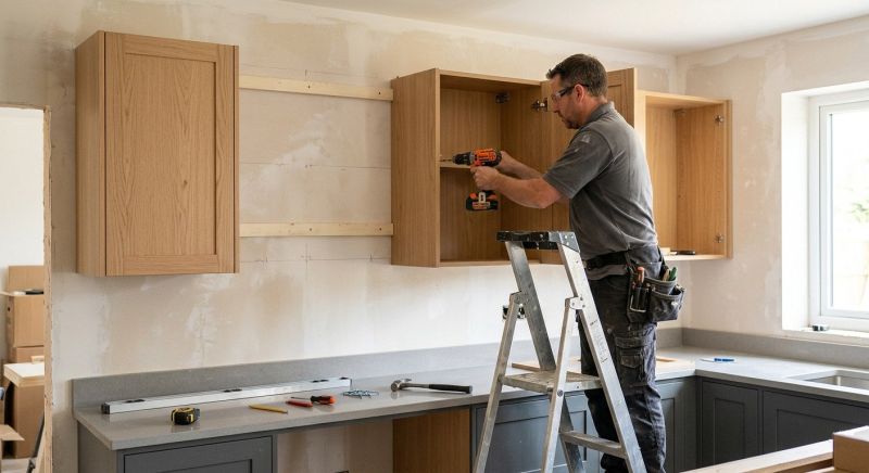 Glazed Cabinets Installation in Dayton, OH