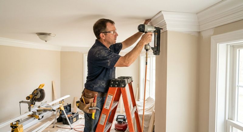 House Molding Installation in Wilmington, NC