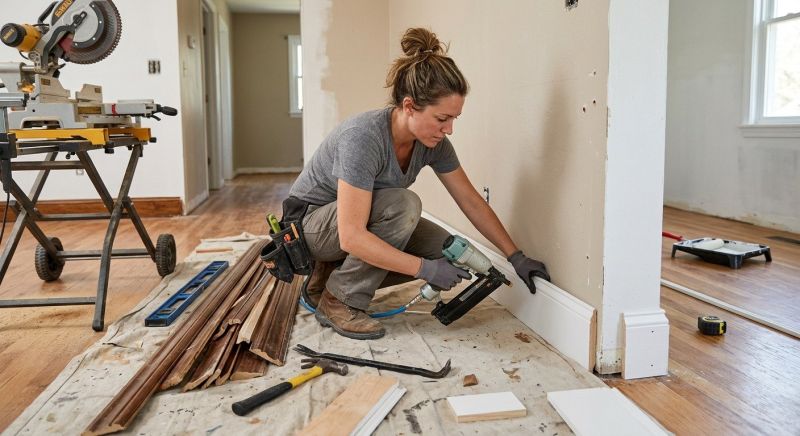 House Molding Installation in Wilmington, NC