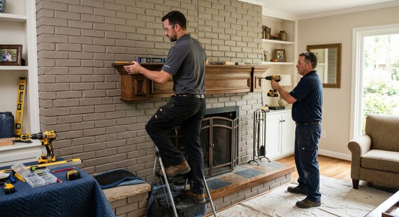 Mantel Mounting Service in Wilmington, NC