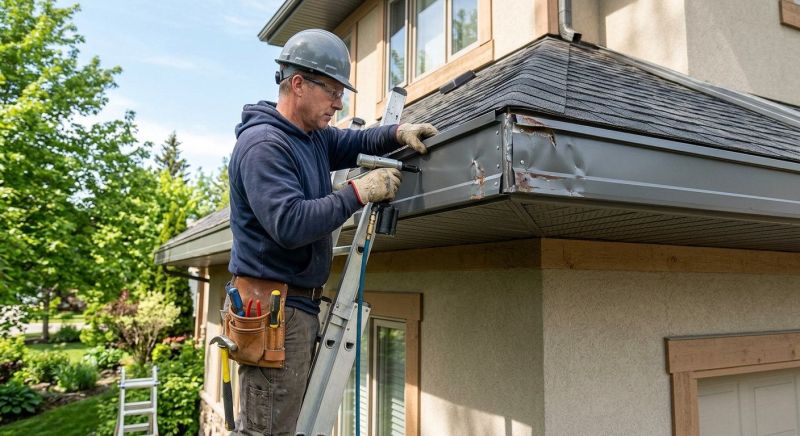 Metal Fascia Repair in Olathe, KS