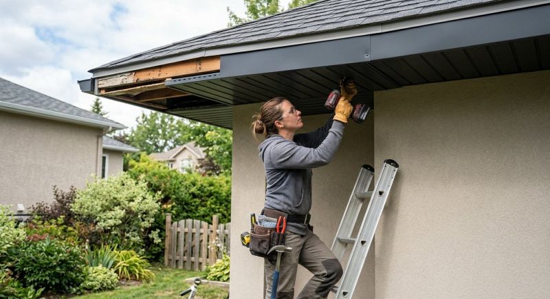 Metal Soffit Repair in Conroe, TX