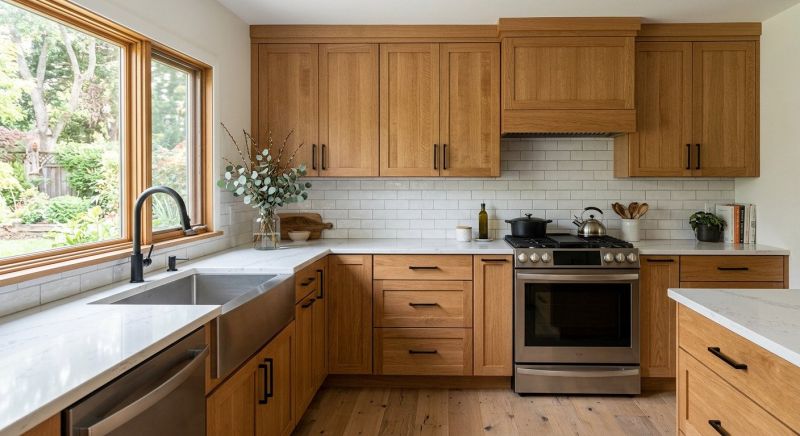Oak Cabinet Remodeling in Indianapolis, IN