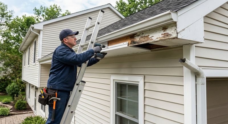 Soffit Repair in Olathe, KS