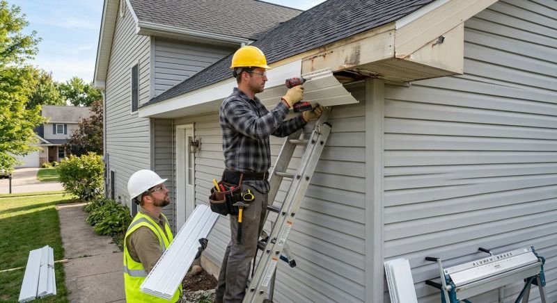 Soffit Replacement in Overland Park, KS