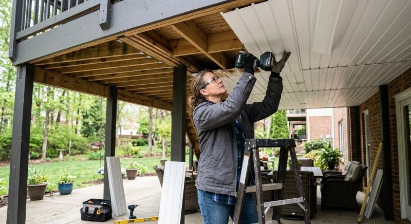 Under Deck Ceiling Repair in Overland Park, KS
