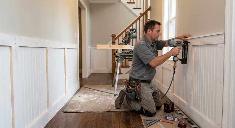 Wainscoting Installation in Wilmington, NC