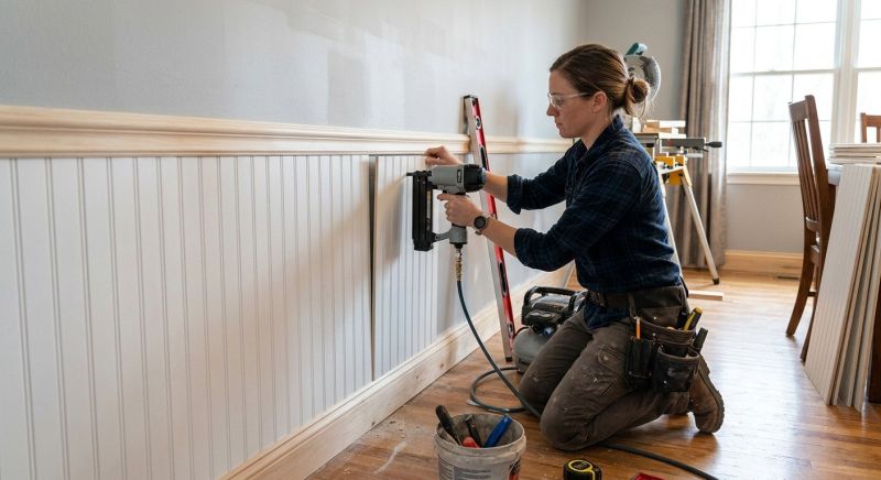 Wall Paneling Installation in Wilmington, NC
