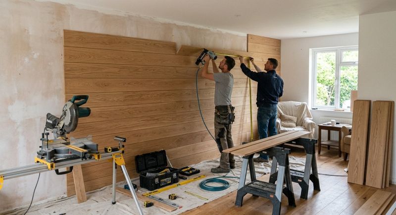 Wall Paneling Installation in Wilmington, NC