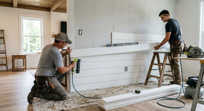 Wall Paneling Installation in Wilmington, NC