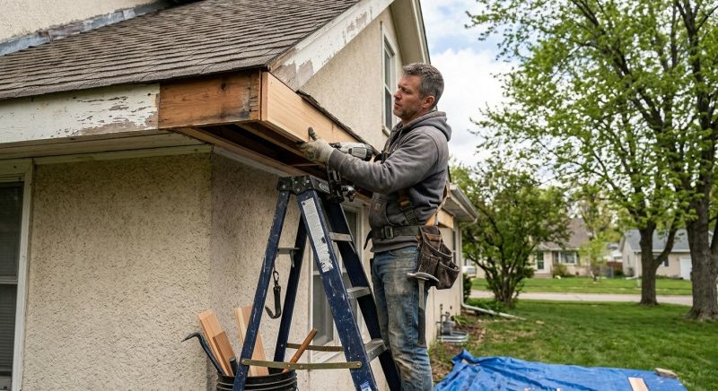 Wooden Eaves Repair in Olathe, KS